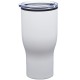 28 oz Deluxe Double Wall Insulated Travel Tumbler Mug w/Clear Lid