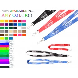 SUBLIMATED 3/4"x36" Premium Poly Lanyard with Attachment