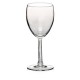 USA Made Promo Printed  8.5 oz Imprinted Wine Glasses With Rounded Stem