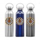 USA PRINTED 25 oz Double Wall Stainless Steel Insulated Personalized Promotional Bottle with Lid and Carry Handle