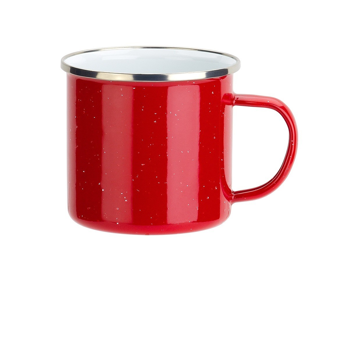 USA Printed 16 oz Speckled Holiday Camping Coffee Cup with Handle