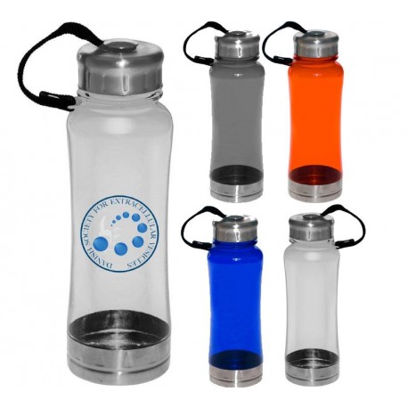 USA Printed 23 oz AS Plastic Bottle with Screw Top Cap