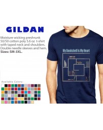 USA CUSTOM PRINTED Gildan Dryblend Men's Ultra Polycotton 50/50 Performance T-Shirts