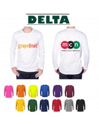 USA PRINTED Delta Custom Imprinted 4.3 oz 100% Cotton T-Shirt