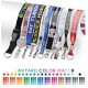 Screen Printed Sublimated Printed Convention Lanyard with Attachments