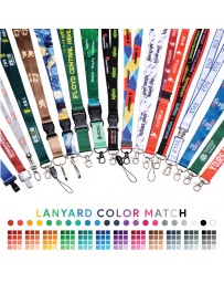 USA Printed Custom Printed Promotional Convention Lanyard with Attachment