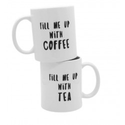 USA PRINTED (QUICK SHIP AVAILABLE) 11 oz Ceramic White Coffee Mugs with Handle