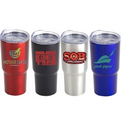 USA Printed 20 oz Vacuum Sealed Double Wall Stainless Steel Travel Tumblers Promotional  Mugs