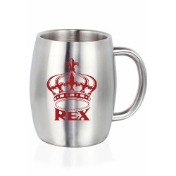 14 oz Stainless Steel Silver Moscow Mule Mugs