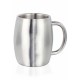 14 oz Stainless Steel Silver Moscow Mule Mugs