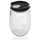 15 oz Double Wall Vino Travel Stemless Wine Glass with Lid