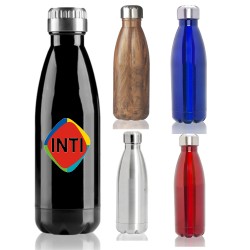 USA Printed 17 oz Vacuum Sealed Double Wall Stainless Steel Bottle